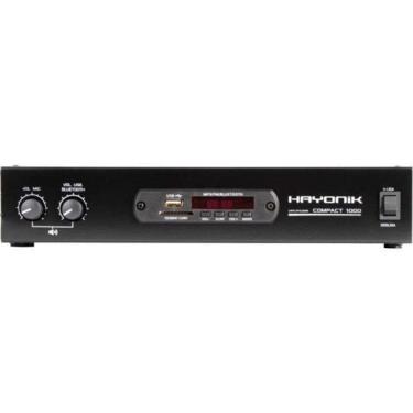 Imagem de Amplificador Hayonik Compact 1000 80W Rms Com Bluetooth