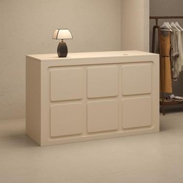 Imagem de Mesa de recepção pequena, mesa de recepção, mesa de recepção, mesa de recepção com balcão, mesa de recepção moderna, recepção, balcão de recepção, mesa de recepção em pé, balcão de salão, recepção