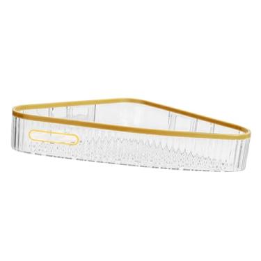 Imagem de Garosa Prateleira de Vaso Sanitário Sem Perfurações, Suporte Montável de Plástico Durável, Instalação Sem Complicações Com Design Elegante para Organização de Banheiro e Cozinha (Triângulo -