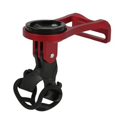 Imagem de KIMISS Suporte Frontal para Computador de Bicicleta para Edge GPS - Suporte Estendido para Câmeras de Bicicleta e Movimento, Design de Liga CNC Estável, Cabe na Maioria Dos Guidões (Vermelho)