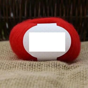 Imagem de JGHITROME Mohair fio de lã de caxemira fio de crochê fofo 10 peças fio de lã de crochê para tricô suéter faça você mesmo lenços e fios de suéter fio de tricô manual (N17)