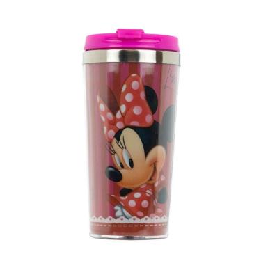 Imagem de Copo Térmico Minnie Com Tampa Pink 450ml - Disney