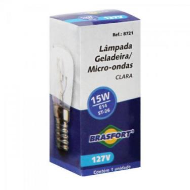 Imagem de Lâmpada Geladeira/Microondas 15W 127V Brasfort