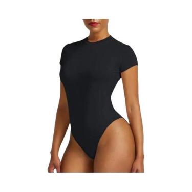 Imagem de Macacão Feminino De Verão Respirável Irregular Sexy Cor Sólida Moda Di