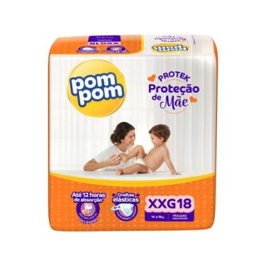 Imagem de Fralda Descartável POMPOM Derma Protek Nova XXG - 14 a 18 kg - Pom Pom