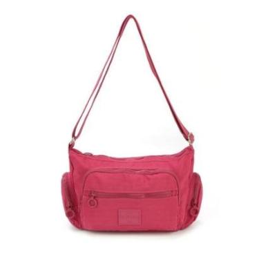 Imagem de Bolsa Canoa Pequena Transversal Crinkle Verão Up4you-Feminino