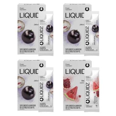 Imagem de LIQUIDZ - Eletrólitos Zero Açúcares - Jabuticaba | Melancia - Kit 4 Caixas - 24 sachês-Unissex
