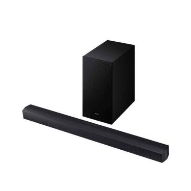 Imagem de Soundbar Samsung HW-B450F 2.1 Canais, com Subwoofer, Dolby Audio, Bluetooth, Preta - HW-B450F/ZD-Unissex