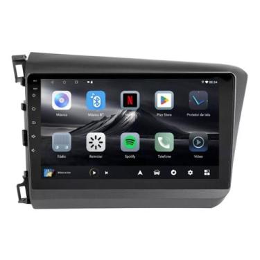 Imagem de Central Multimídia Honda Civic 2012 2013 2014 Adak G2 Tela de 9" QLED 