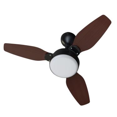 Imagem de Ventilador de Teto Ventisol 3 Pás Preto Legacy LED com Controle Remoto Bivolt