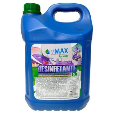Imagem de Desinfetante Multiuso 5 Litros Fragrância Eucalipto Unidade - V Max, E
