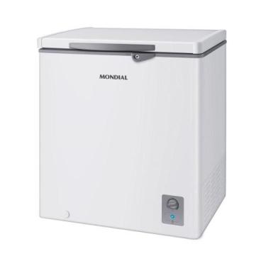 Imagem de Freezer Horizontal Mondial 1 Porta 150L com Função 2 em 1 Branco 220V 