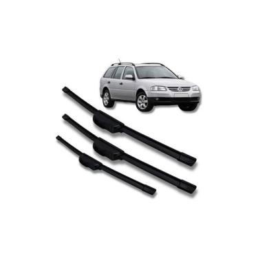 Imagem de Kit 3 Palhetas Limpador Parabrisa Parati 2001 A 2006 Preto Preto - not
