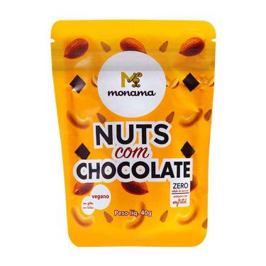 Imagem de Snack Nuts com Chocolate 77% 40g Sem Açúcar Monama