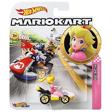 Imagem de Princess Peach - Standard Kart - Mario Kart - 1/64 - Hot Wheels