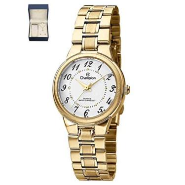 Imagem de Relógio Champion Feminino Ref: Ch26882c Dourado + Semijóia