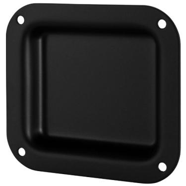 Imagem de Penn-Elcom D0946K Prato em branco preto 10,16 cm x 10,16 cm
