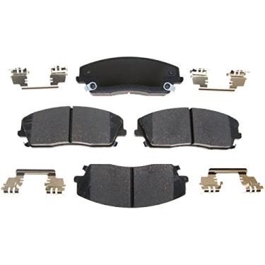 Imagem de ACDelco Conjunto de pastilhas de freio a disco dianteiro de cerâmica Gold 17D1056CH