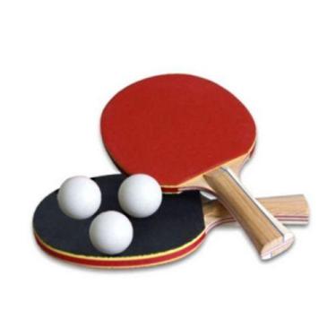 Imagem de Kit Tênis De Mesa Ping Pong 2 Raquete 3 Bolas - Monaliza
