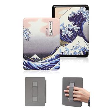 Imagem de Capa protetora de 15 cm para Kindle 11ª geração lançada em 2022 - Capa durável com alça automática despertar/hibernar e de mão (não serve para Kindle Paperwhite 11ª)