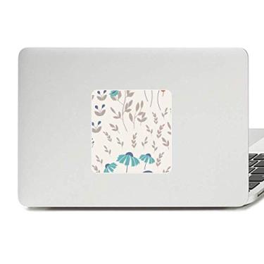 Imagem de Adesivo de vinil para laptop com flor bege para decoração de PC