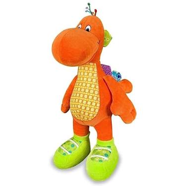 Imagem de Pelúcia Dinossauro Horácio Laranja - Anjos Baby