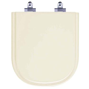 Imagem de Assento Sanitário Laqueado Soft Close Life Pergamon (Bege Claro) para vaso Celite