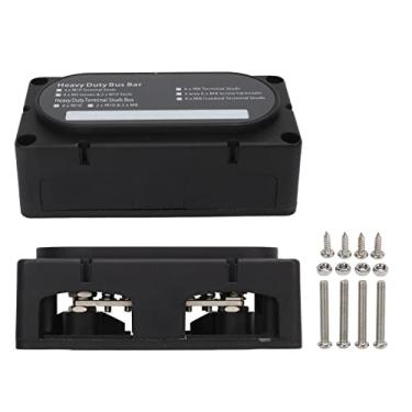 Imagem de Bloco de Distribuição de Energia, Poste Universal Resistente, Barra Dupla, 100a, 12-48v, Carro, Caminhão, Rv, Barco