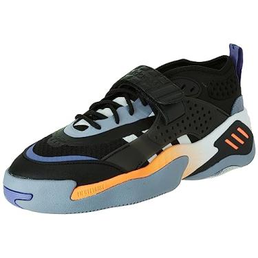 Imagem de adidas Originals Tênis masculino Streetball, Preto/Cinza/Prata Violeta, 44