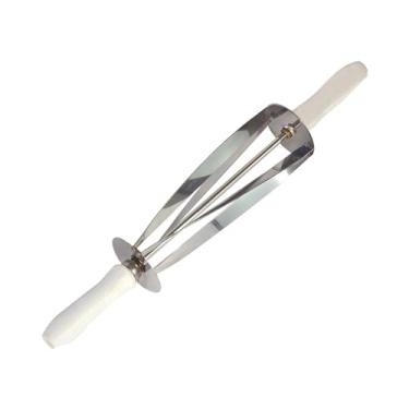 Imagem de Baoblaze Cortador de pão multifuncional doméstico, cortador de massa, roda de massa, fatias de rolo, roda de pão, faca de pastelaria, grande