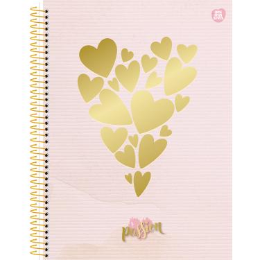 Imagem de Caderno Universitário Capa Dura 15 Matérias 240 Folhas Passion Animativa