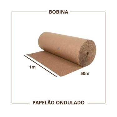 Imagem de Papelão Ondulado para Construções e Reformas (Rolo 1,00 x 50 metros) -