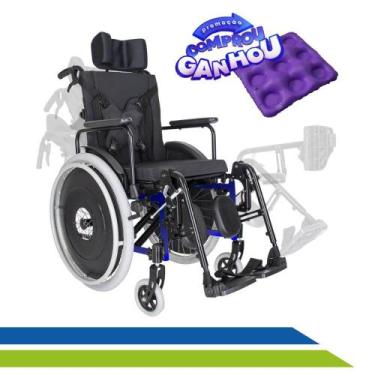 Imagem de Cadeira de Rodas Reclinável Tetra MA3R em Alumínio Dobrável em Duplo X