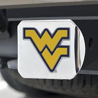 Imagem de FANMATS NCAA West Virginia Mountaineers West Virginia Universitycolor Hitch - Cromo, cor da equipe, tamanho único