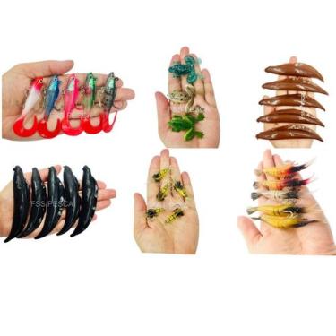 Imagem de Kit 28 Iscas Artificiais Pesca De Rio Tucuna Corvina Traíra - Cm Fishi