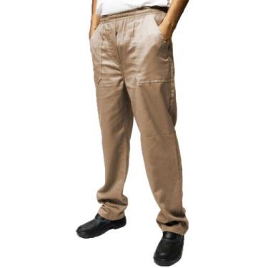 Imagem de Kit 2 Calças Brim 4 Bolsos Total Elástico - EQUIVALE, XG, Cinza soleo