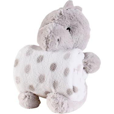Imagem de Bichinho de Pelúcia Premium com Manta New Bebê 100x75cm
