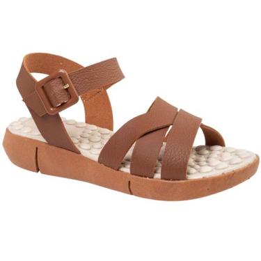 Imagem de Sandalia Feminina Ortopédica Massageadora Confortavel Macia e Leve Via