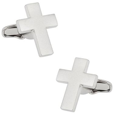 Imagem de Abotoaduras cruzadas com caixa de apresentação Cuff-Daddy