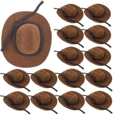 Imagem de Mini Conjunto de Chapéus de Cowboy Flocados SHEHARUHI - Para Festas, A