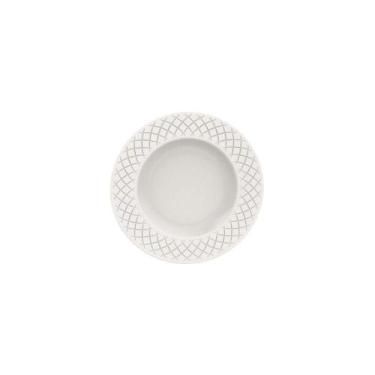 Imagem de Prato Sobremesa Tramontina Ingrid Em Porcelana 21 Cm Tramontina