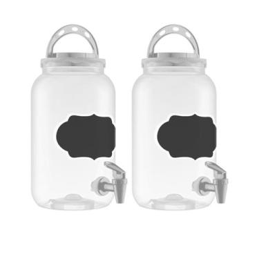 Imagem de Kit 2 Suqueira Lousa Com Torneira Para 3,6 Litros Alça Retrátil - Band