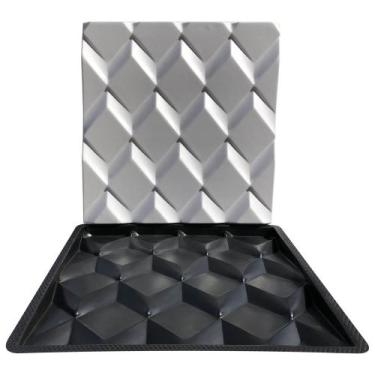 Imagem de Forma 3D Gesso e Cimento ABS - Polígonos 30x30 - Xmoldes Formas 3D