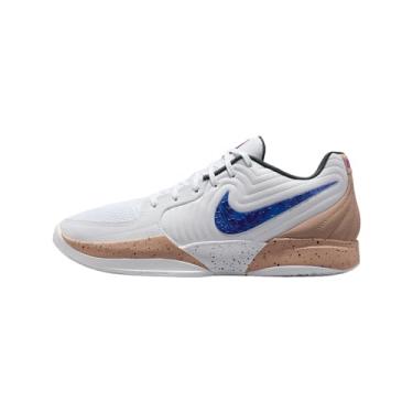 Imagem de Nike Tênis de basquete Ja 2 (FD7328-101, branco/cânhamo/verde vintage/azul astronômico), Branco/cânhamo/verde vintage/azul astronômico, 40