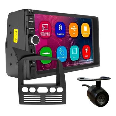 Imagem de Kit central multimidia MP5 7 pol câmera de ré siena strada palio 1996 A 2003