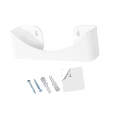 Imagem de WeiLaiKeQi Rack de chapéu de cúpula vertical para o organizador do chapéu de parede, montado na parede fácil de instalar espaço para economizar bola de beisebol, Branco 1 Peça