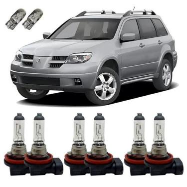 Imagem de Lâmpadas Halógenas Alto Baixo Milha 3200K Outlander + T10 - Autovex / 