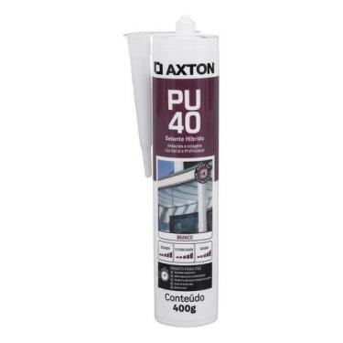 Imagem de Selante Branco Pu 40 Para Porta, Janelas, Fachadas Tubo 400g - Axton
