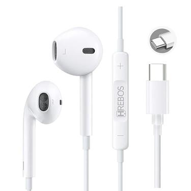 Imagem de Fone de ouvido tipo-c type c intra auricular compatível com Galaxy S25 S24 S23 S22 S21 S20 HS-13