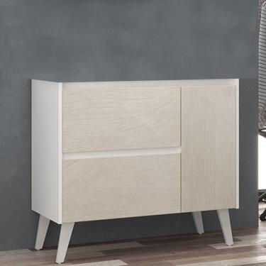 Imagem de Gabinete De Banheiro 90cm Sem Cuba Ref 910 Branco Arenito